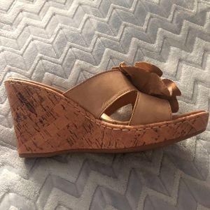 B.O.C. Hoskins nude wedge sandals